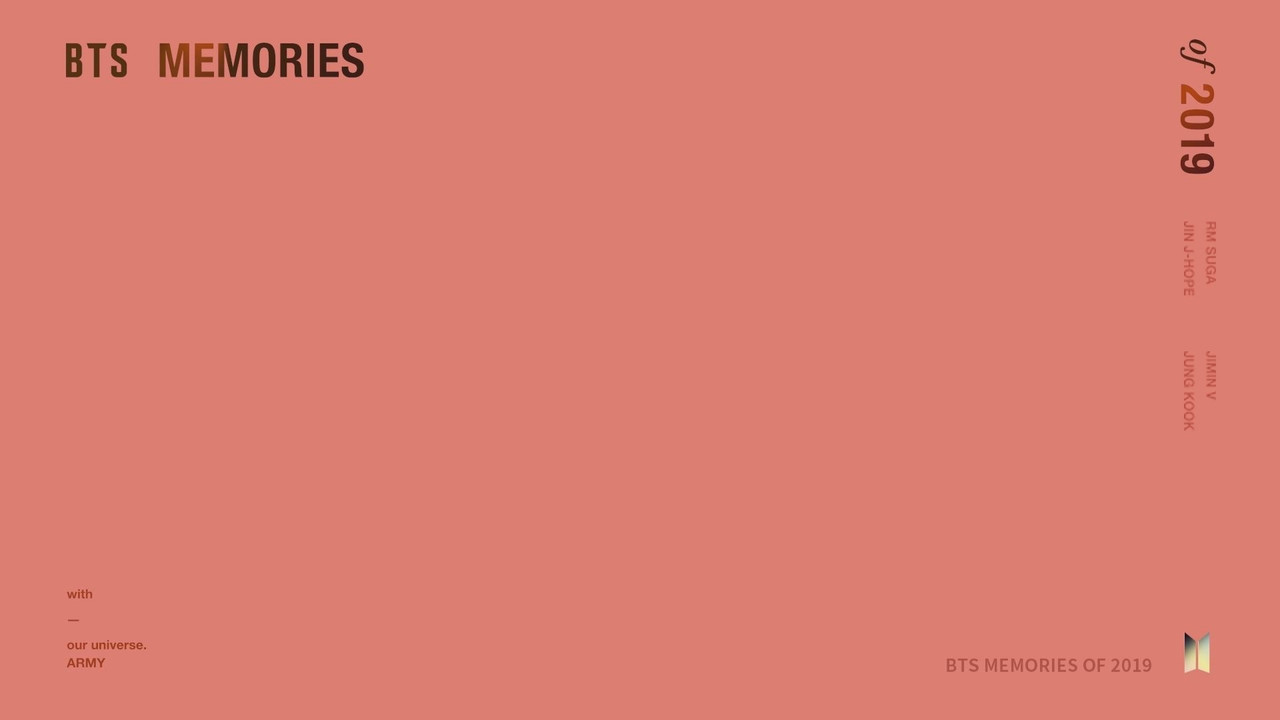 BTS Memories of 2019