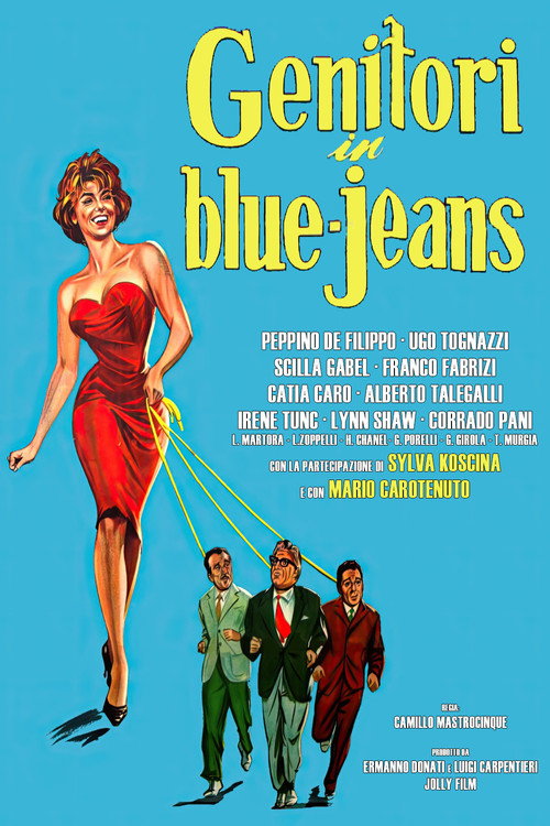 Genitori in blue-jeans
